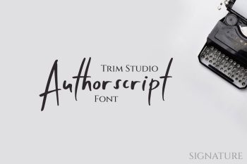 Authorscript - Signature Handwritten Font