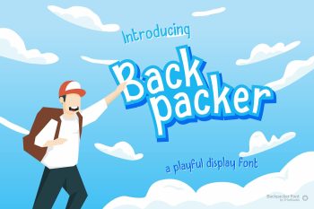 Backpacker - Fun Display Font
