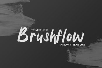 BrushFlow - Bold Brush handwritten
