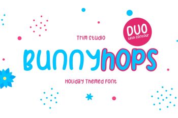 Bunnyhops - Easter Funny Display Font