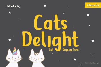 Cats Delight - Cute and Cheerful Display Font
