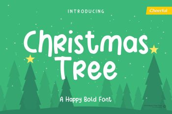 Christmas Tree - Fun Holiday Font
