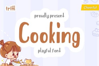 Cooking - Cute and Playful Display Font