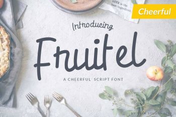 Fruitel - Cheerful Script Font
