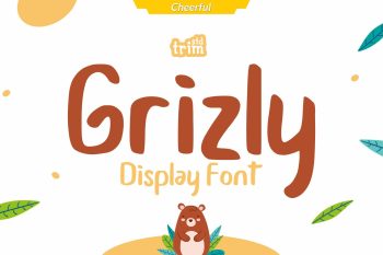 Grizly - Sweet and Friendly Display Font