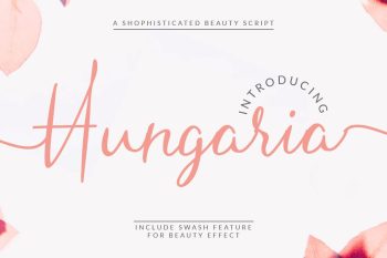 Hungaria - Sophisticated Beauty Script Font