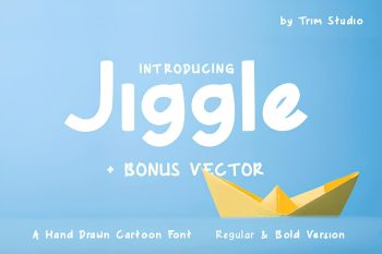 Jiggle - Handrawn Cartoon Font
