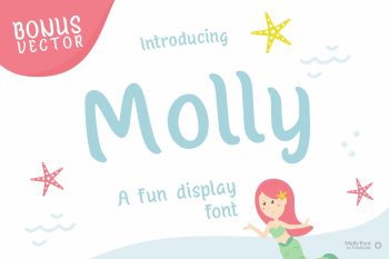 Molly - Mermaid Display font
