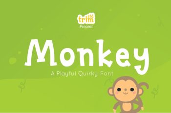 Monkey - Playful Quirky Display Font