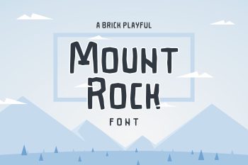 Mountrock - Brick Playful Display Font