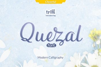 Quezal - Modern Calligraphy Script Font