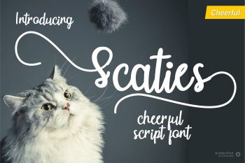 Scaties - Happy and Cheerful Script Font