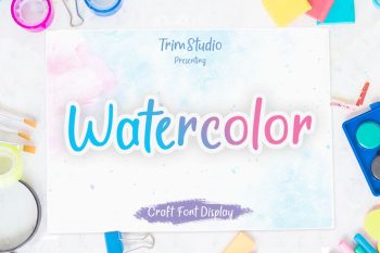 Watercolor - Craft Font Display