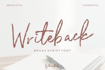 Writeback Font Duo - Brush Script