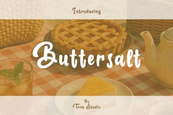 Buttersalt - Handwritten Font