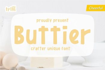 Buttier - Display Font